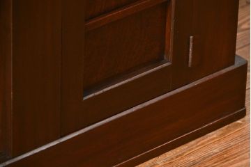 アンティーク家具　古民具・骨董 特大!九尺幅　重厚な水屋箪笥ローボード(1)(ローチェスト、テレビボード、テレビ台、キャビネット、収納棚)