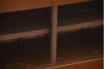 アンティーク家具　古民具・骨董 特大!九尺幅　重厚な水屋箪笥ローボード(1)(ローチェスト、テレビボード、テレビ台、キャビネット、収納棚)