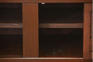 アンティーク家具　古民具・骨董 特大!九尺幅　重厚な水屋箪笥ローボード(1)(ローチェスト、テレビボード、テレビ台、キャビネット、収納棚)