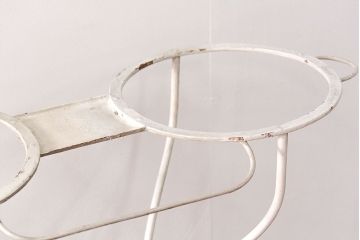アンティーク雑貨　アンティーク 古いホーロー洗面器(2)(シンク、手洗いスタンド)