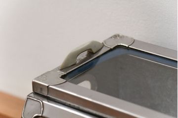 レトロ家具　昭和レトロ 古いブリキの小さなガラスケース(ショーケース)