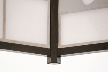 ビンテージ 松本民芸家具　希少な吊り下げ照明(1)　(B型六角アンドン)