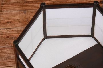 ビンテージ 松本民芸家具　希少な吊り下げ照明(1)　(B型六角アンドン)