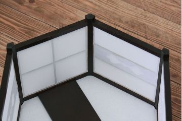 ビンテージ 松本民芸家具　希少な吊り下げ照明(2)　(B型六角アンドン)