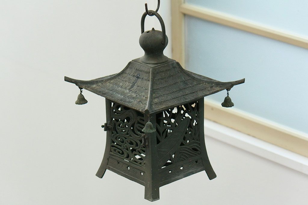 古民具・骨董 味のある吊り灯篭