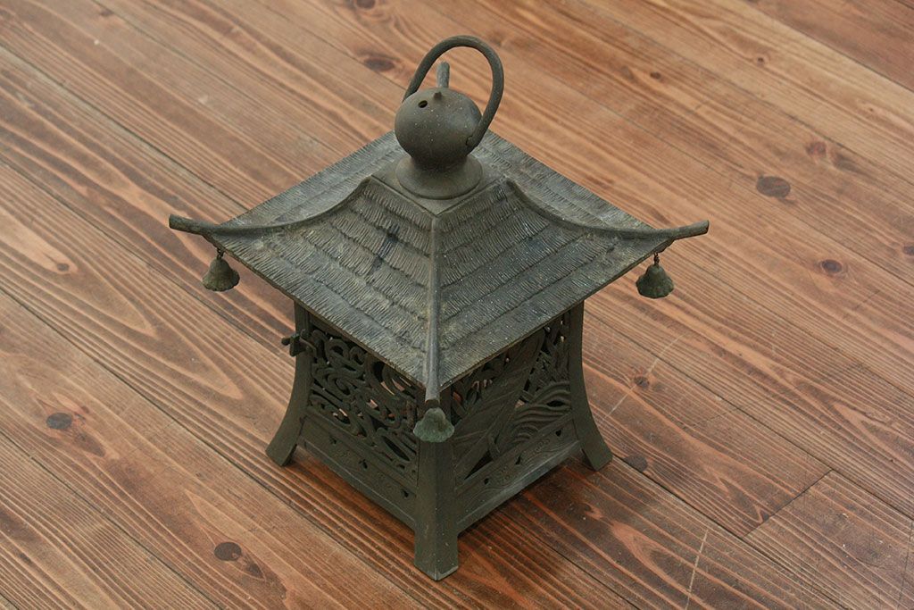 古民具・骨董 味のある吊り灯篭