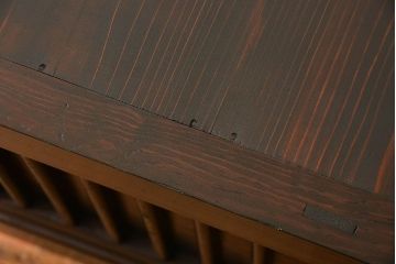 アンティーク家具　古民具・骨董 特大!九尺幅　重厚な水屋箪笥ローボード(2)(ローチェスト、テレビボード、テレビ台、キャビネット、収納棚)