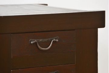 アンティーク家具　古民具・骨董 特大!九尺幅　重厚な水屋箪笥ローボード(2)(ローチェスト、テレビボード、テレビ台、キャビネット、収納棚)