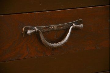 アンティーク家具　古民具・骨董 特大!九尺幅　重厚な水屋箪笥ローボード(2)(ローチェスト、テレビボード、テレビ台、キャビネット、収納棚)