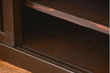 アンティーク家具　古民具・骨董 特大!九尺幅　重厚な水屋箪笥ローボード(2)(ローチェスト、テレビボード、テレビ台、キャビネット、収納棚)