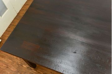 アンティーク家具　アンティーク 特大!古い学校の両面引き出し作業台(テーブル、デスク、机、在宅ワーク、在宅用陳列台)