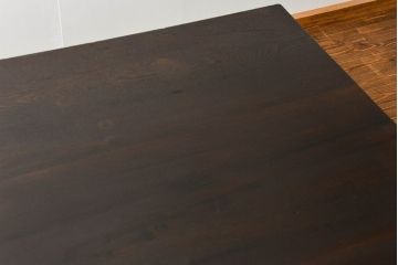 アンティーク家具　アンティーク 特大!古い学校の両面引き出し作業台(テーブル、デスク、机、在宅ワーク、在宅用陳列台)