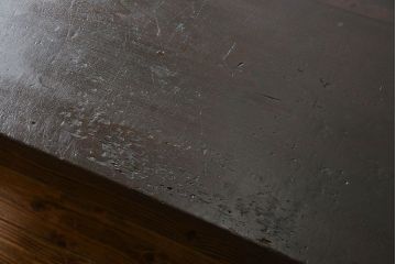 アンティーク家具　アンティーク 特大!古い学校の両面引き出し作業台(テーブル、デスク、机、在宅ワーク、在宅用陳列台)