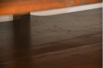 アンティーク家具　アンティーク 特大!古い学校の両面引き出し作業台(テーブル、デスク、机、在宅ワーク、在宅用陳列台)