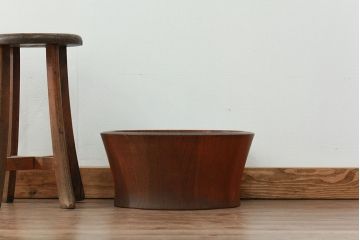 デンマーク　ニッセン社製　1960年〜70年代　チーク材の桶(ボール、ボウル)