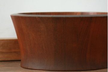 デンマーク　ニッセン社製　1960年〜70年代　チーク材の桶(ボール、ボウル)