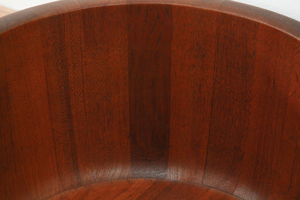 デンマーク　ニッセン社製　1960年〜70年代　チーク材の桶(ボール、ボウル)