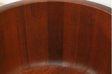 デンマーク　ニッセン社製　1960年〜70年代　チーク材の桶(ボール、ボウル)