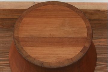 デンマーク　ニッセン社製　1960年〜70年代　チーク材の桶(ボール、ボウル)