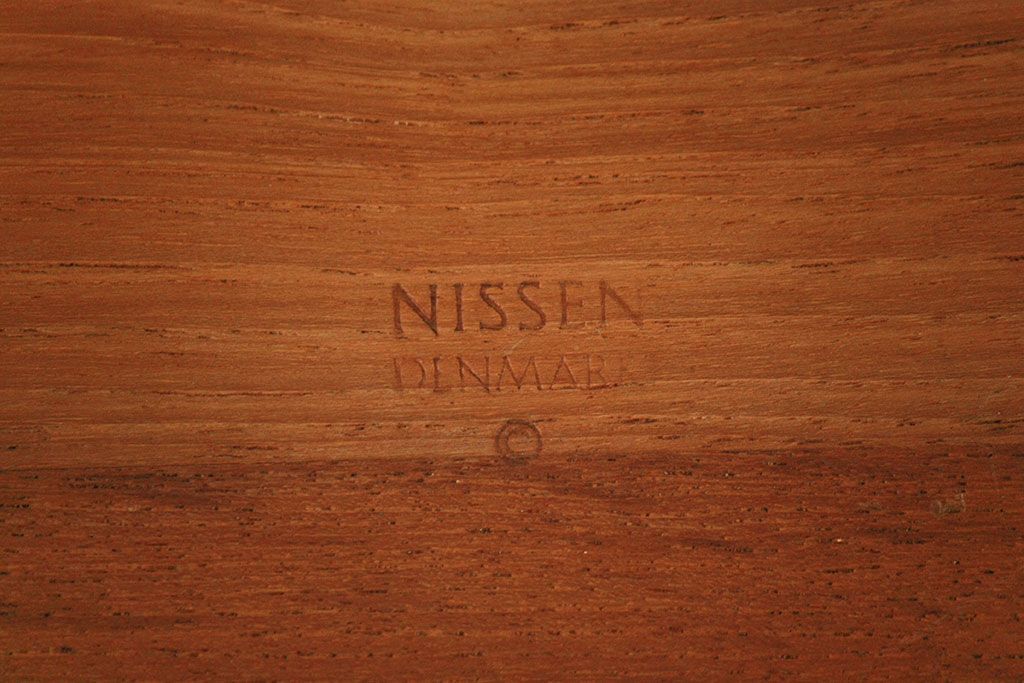 デンマーク　ニッセン社製　1960年〜70年代　チーク材の桶(ボール、ボウル)