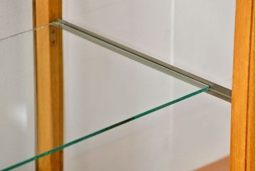 レトロ家具　昭和レトロ シンプルなガラスケース(ショーケース、飾り棚)