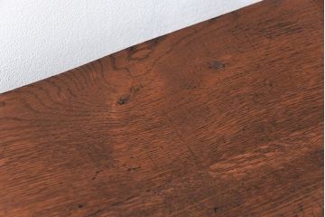 アンティーク家具　アンティーク 天板ナラ材の薄型作業台(3)(サイドテーブル、机、在宅ワーク、在宅用デスク)