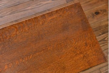 アンティーク家具　アンティークペイント仕上げ　横長サイドテーブル(2)　(机、在宅ワーク、在宅用デスク、作業台)