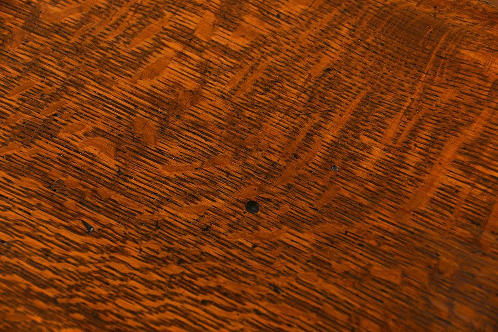 アンティーク家具　アンティークペイント仕上げ　横長サイドテーブル(2)　(机、在宅ワーク、在宅用デスク、作業台)