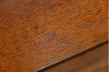 アンティーク家具　アンティークペイント仕上げ　横長サイドテーブル(2)　(机、在宅ワーク、在宅用デスク、作業台)