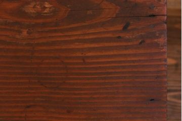 アンティーク家具　アンティーク モールガラス入りの小振りなサイドテーブル(2)　(収納棚)