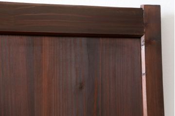 和製アンティーク ダイヤガラス入りのガラス帯戸2枚セット(引き戸・ガラス戸)