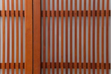 古民具・骨董 美しいガラス入り格子戸4枚セット　(建具・引き戸)