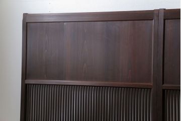 古民具・骨董 味わい深い繊細な格子帯戸　4枚セット(格子戸、引き戸)