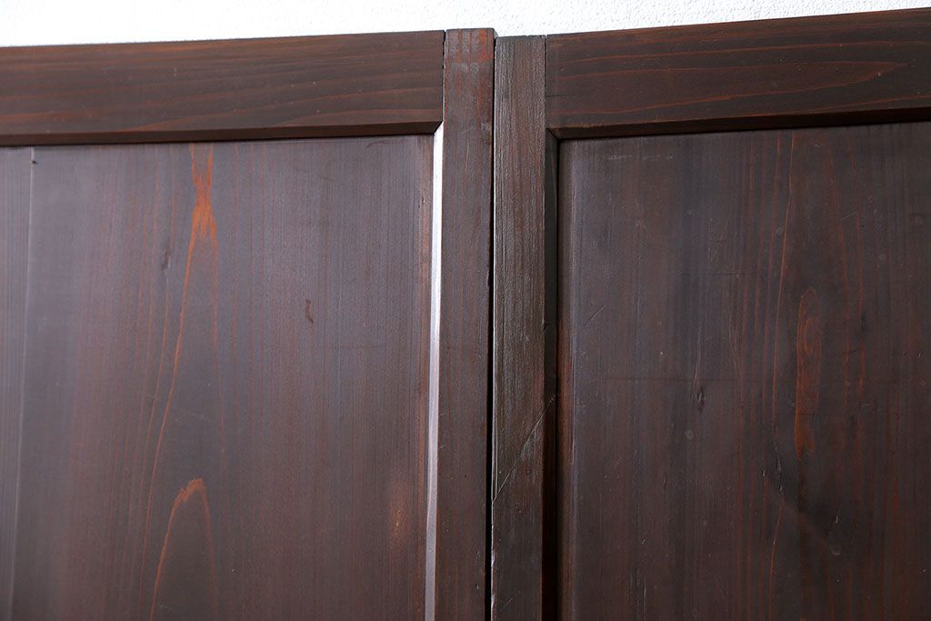 古民具・骨董 味わい深い繊細な格子帯戸　4枚セット(格子戸、引き戸)