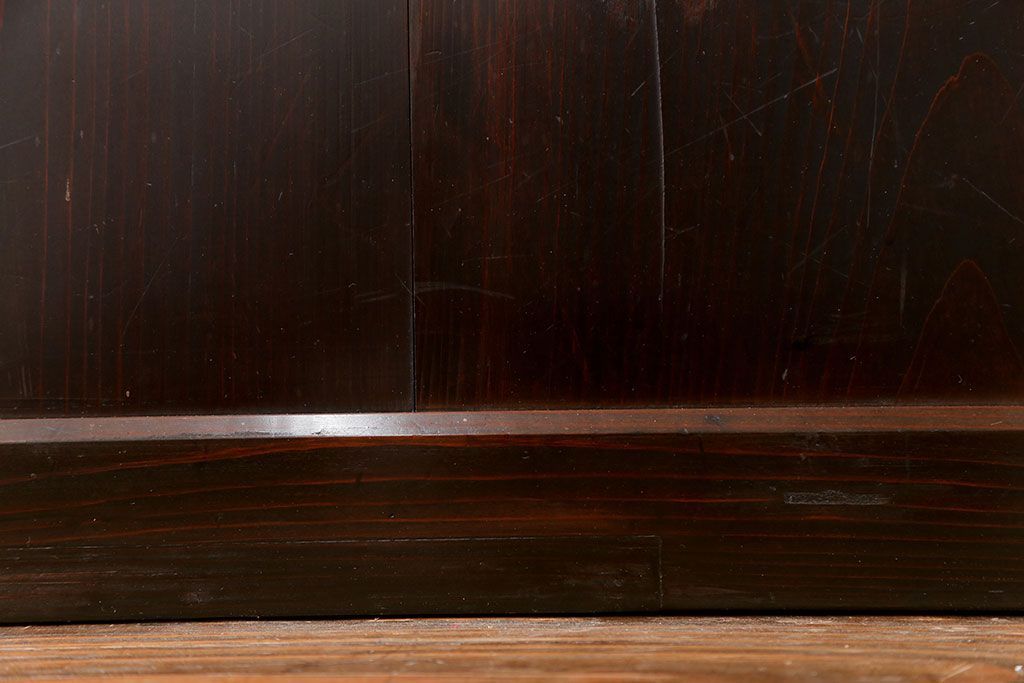 古民具・骨董 味わい深い繊細な格子帯戸　4枚セット(格子戸、引き戸)