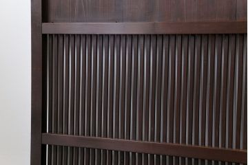 古民具・骨董 味わい深い繊細な格子帯戸　4枚セット(格子戸、引き戸)