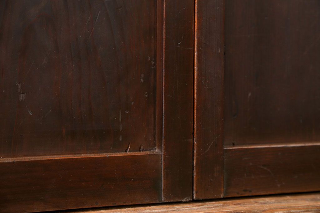 古民具・骨董 味わい深い繊細な格子帯戸　4枚セット(格子戸、引き戸)