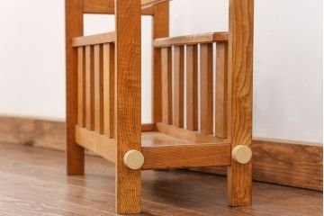 レトロ家具　昭和レトロ レトロなデザインのかわいいマガジンラック