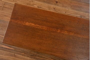 アンティーク家具　アンティークペイント　古い横長サイドテーブル(机、在宅ワーク、在宅用デスク、作業台)