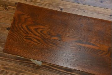 アンティーク家具　アンティークペイント仕上げ　横長サイドテーブル(4)　(机、在宅ワーク、在宅用デスク、作業台)