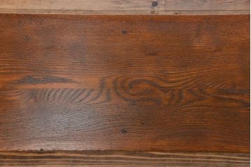 アンティーク家具　アンティークペイント仕上げ　横長サイドテーブル(4)　(机、在宅ワーク、在宅用デスク、作業台)