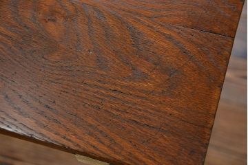 アンティーク家具　アンティークペイント仕上げ　横長サイドテーブル(4)　(机、在宅ワーク、在宅用デスク、作業台)