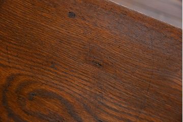 アンティーク家具　アンティークペイント仕上げ　横長サイドテーブル(4)　(机、在宅ワーク、在宅用デスク、作業台)