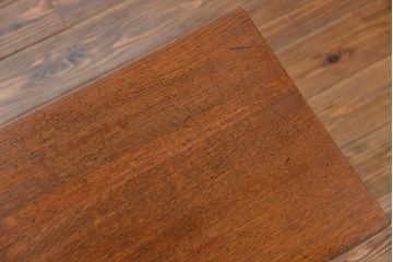 アンティーク家具　アンティーク ペイント仕上げ　横長作業台(5)　(机、在宅ワーク、在宅用デスク、作業台)