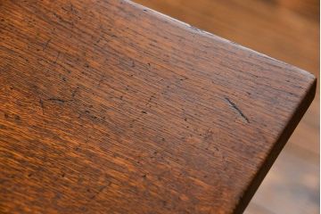 アンティーク家具　アンティーク ペイント仕上げ　横長作業台(5)　(机、在宅ワーク、在宅用デスク、作業台)