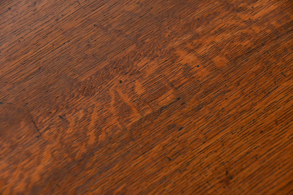 アンティーク家具　アンティーク ペイント仕上げ　横長作業台(5)　(机、在宅ワーク、在宅用デスク、作業台)