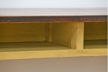 アンティーク家具　アンティーク ペイント仕上げ　横長作業台(5)　(机、在宅ワーク、在宅用デスク、作業台)