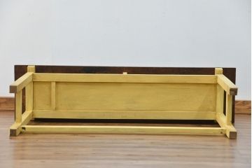 アンティーク家具　アンティーク ペイント仕上げ　横長作業台(5)　(机、在宅ワーク、在宅用デスク、作業台)