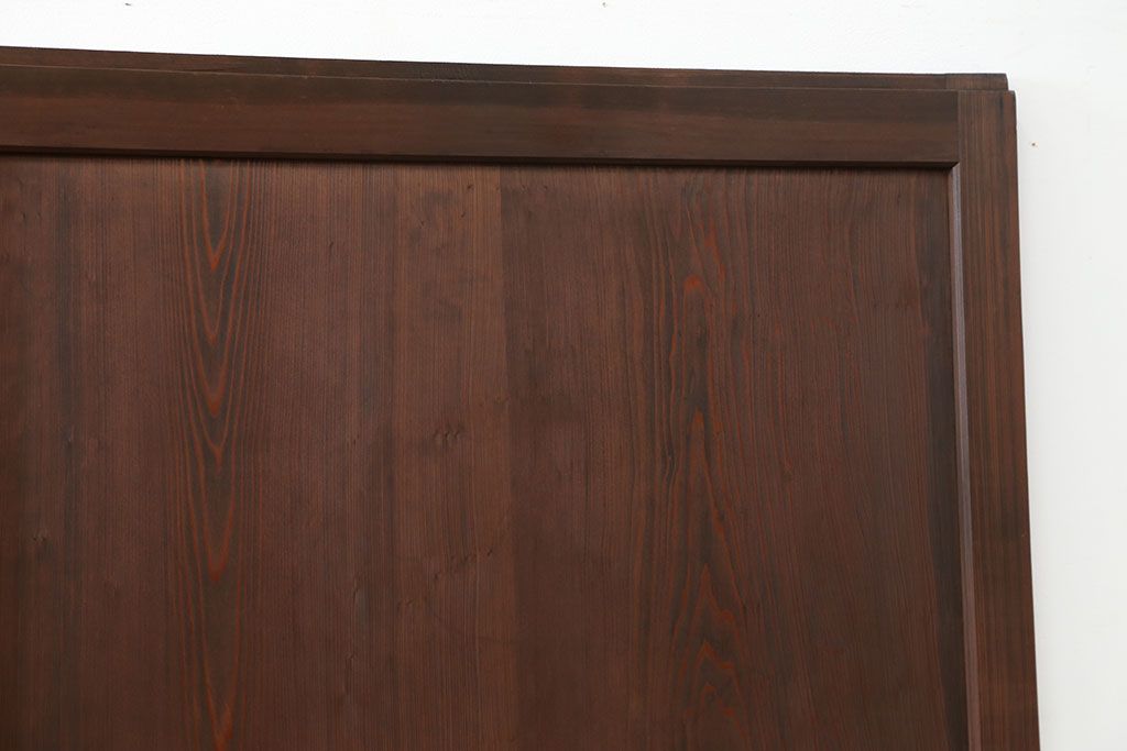 古民具・骨董 上質なガラス入り格子帯戸　4枚セット　(引き戸、ガラス帯戸)