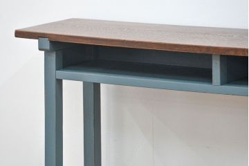 アンティーク家具　アンティーク ペイント仕上げ　横長作業台(6)　(机、在宅ワーク、在宅用デスク、作業台)